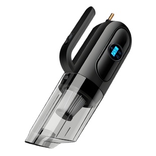 Car Inflatable Pump Multifunctional Car Wireless Vacuum Cleaner Car Four-in-One Intelligent Digital Display with Lighting Air Pump