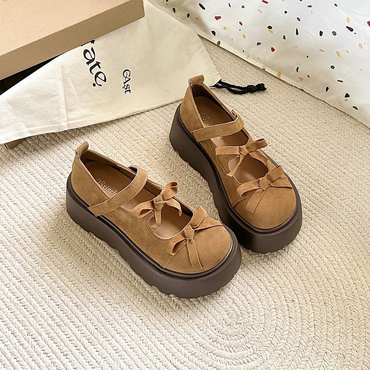 Cabeza redonda retro todo fósforo japonés Mori Mary Jane zapatos mujer 2025 primavera nuevo estilo jk uniforme con falda zapatos individuales