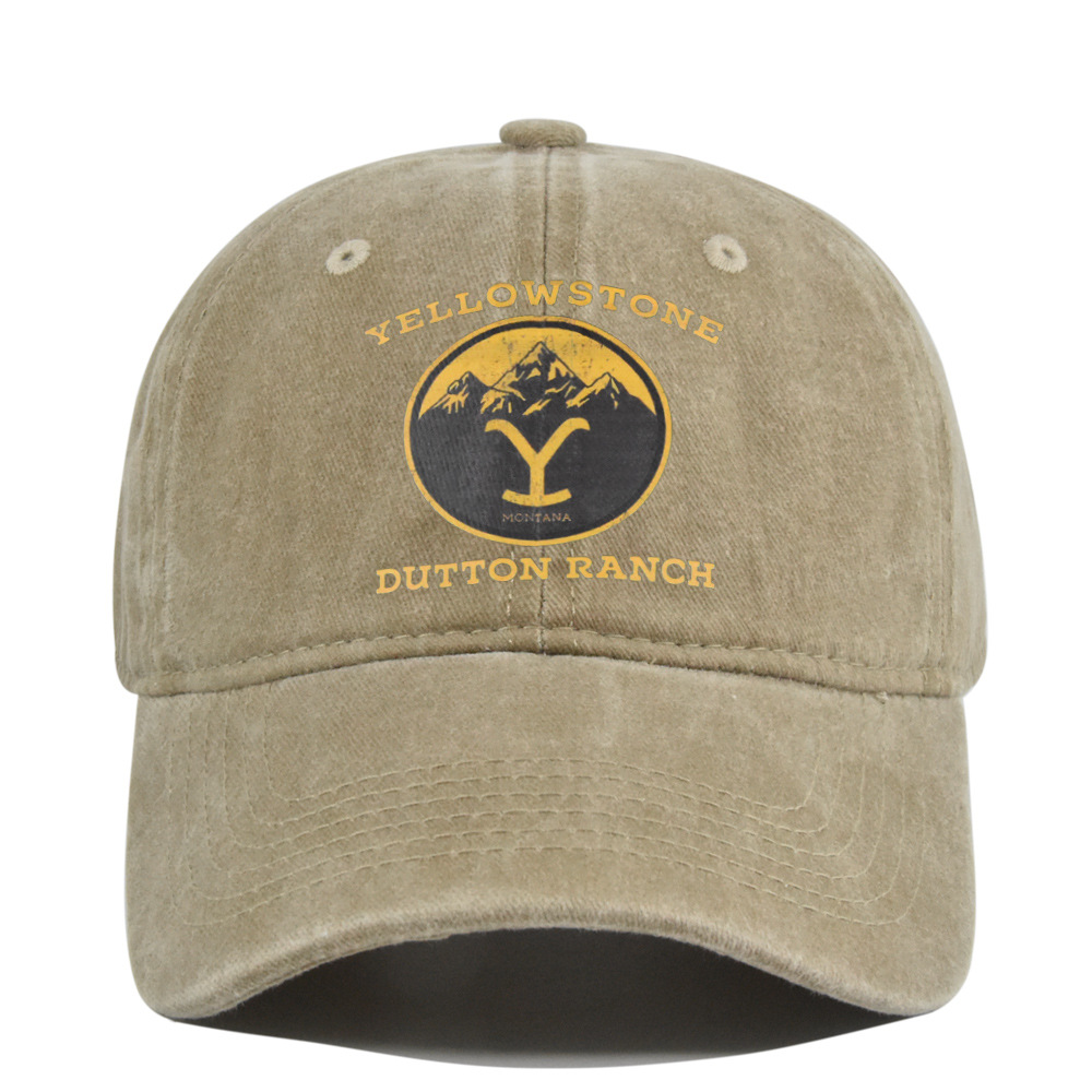 Cappellino da baseball con visiera curva, in seta stampata con pietra gialla e graffiti, cappello da sole personalizzato_voghion.com