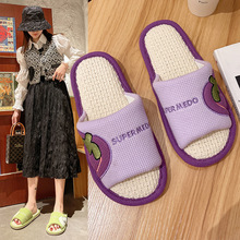 拖鞋女四季家用布艺软底卡通实用不易滑居家室内棉拖毛绒防滑舒适