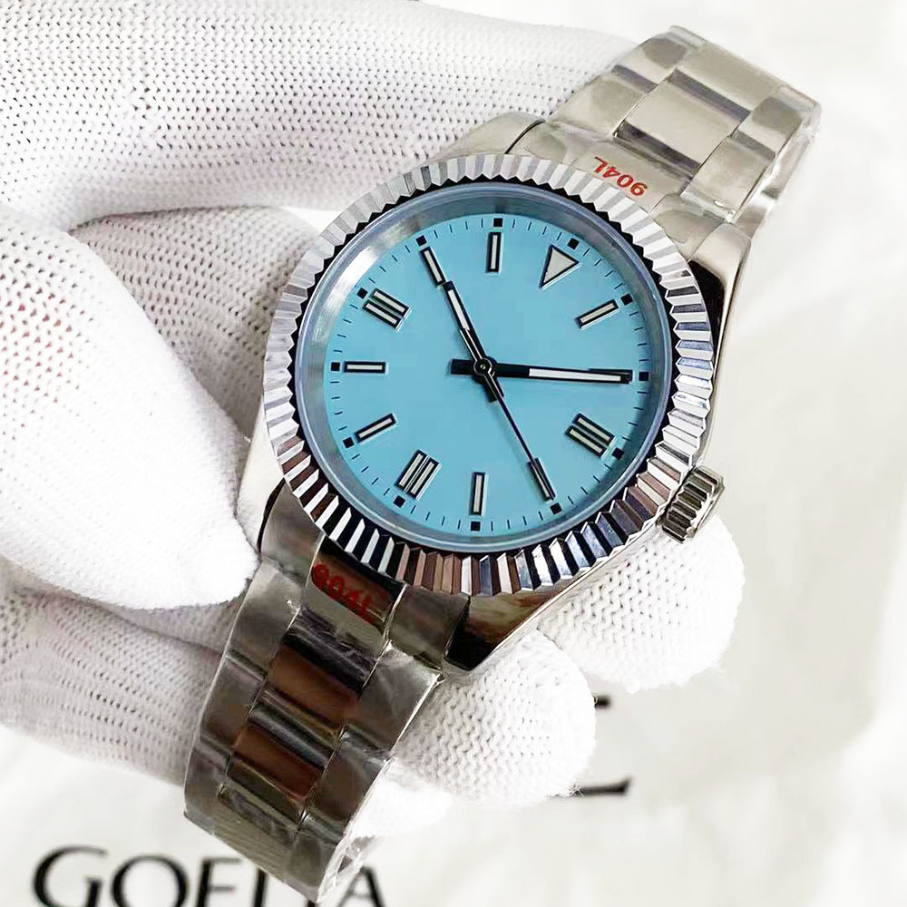 40MM New Men's Mechanical Automatic Watch Brand Luxury Blue Dial Sapphire Seagull Movement Watch