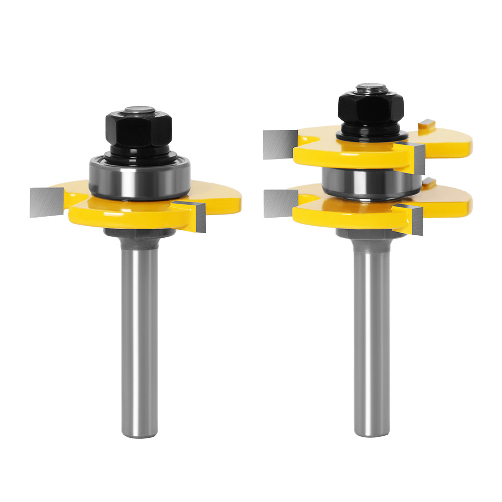 Cuchillo de espiga para carpintería Cuchillo de espiga en T de 3 dientes Cuchillo de piso Cuchillo de tablero Cuchillo de tablero de 8 asas Cuchillo de piso Exportación de comercio exterior