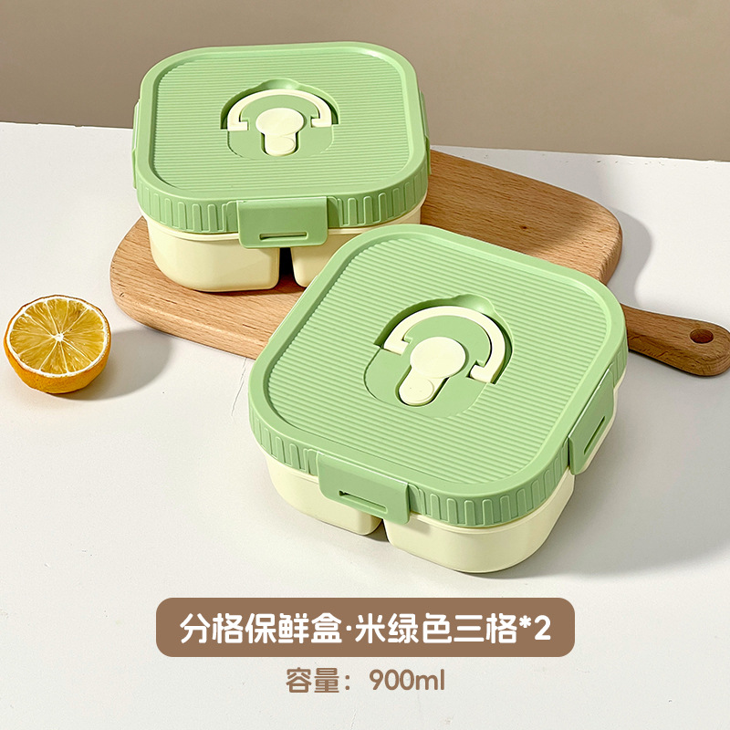 Caja de almuerzo de frutas para niños con microondas, caja de almuerzo portátil para estudiantes de primaria, caja de alimentos frescos para picnic