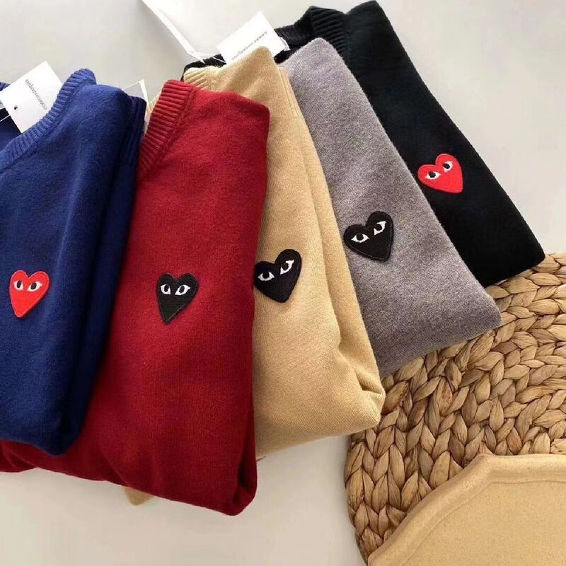 Round neck lovely wool sweater pullover Sichuan Jiu couple parent-child Baoling birth year red top loose