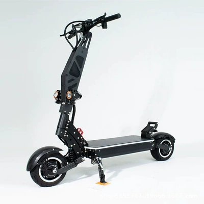YISHUN dual-drive 72V/6000W off-road electric scooter, foldable, 95 mph speed, long range electric vehicle (Qatlanan elektrik skuterlər)