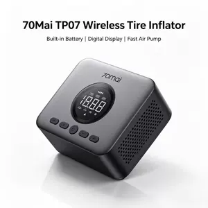 70Mai simsiz hava nasosu Tp07, portativ təkər nasosu, rəqəmsal ekran