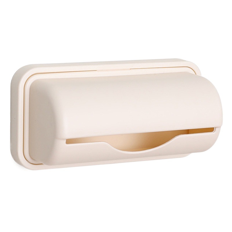 Cocina extraíble bolsa de basura de almacenamiento artefacto creativo montado en la pared bolsa de basura sin perforar bolsa de plástico caja de almacenamiento