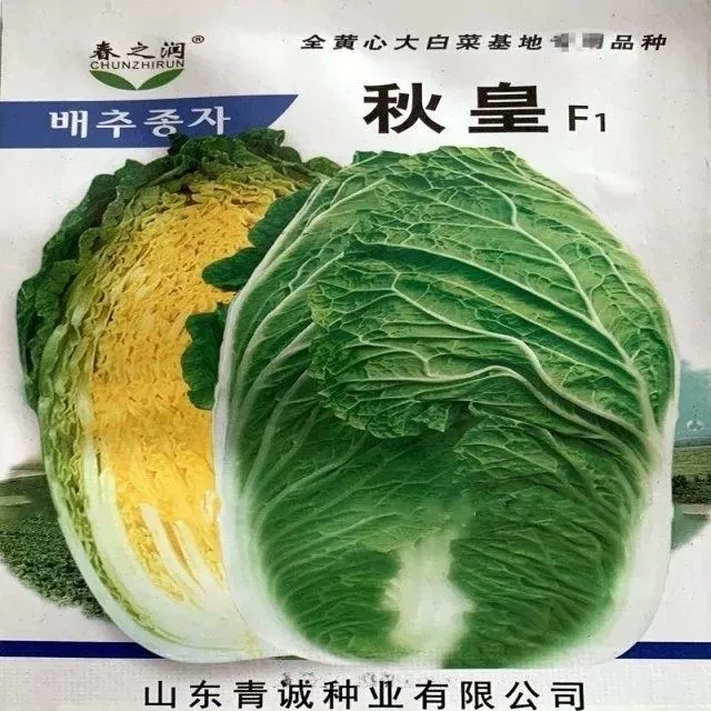 Семена китайской капусты осенний посев Цзяочжоу желтое сердце Китайская капуста осенний император F1 гибрид осень и зима Четыре сезона семена овощей Шаньдун