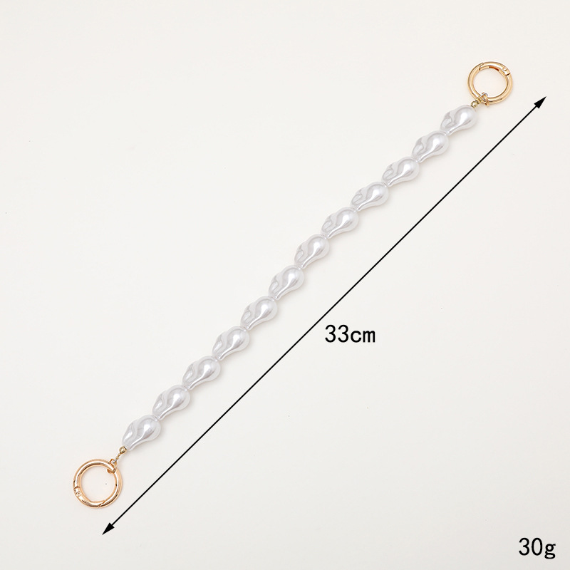 28g Weight Bag Pendant, Mobile Phone Chain Classification 1 Piece Simple Style Classic Style Irregular Geometric Acrylic Asymmetrical Plating Bag Pendant Mobile Phone Chain