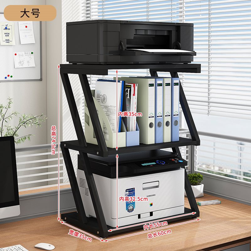 더블슬래시 3단보드 대형 블랙프레임 + 칠판