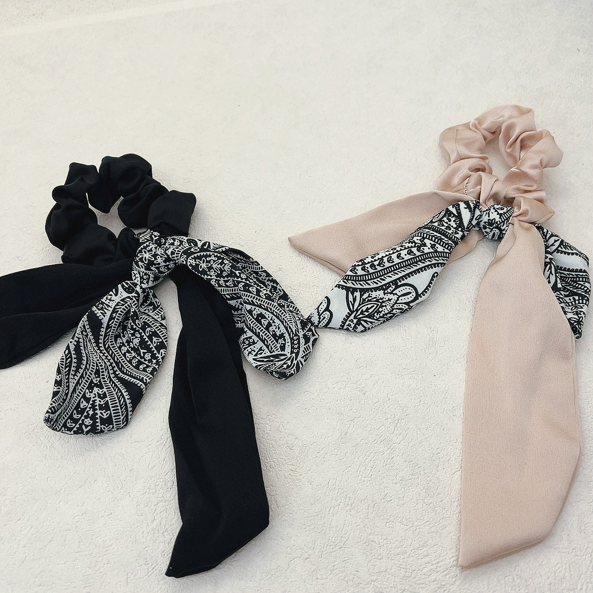 Elegante elastico per capelli con fiocco in stile coreano_voghion.com