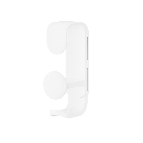 Face Basin Hook without Drilling, Adhesive Hook with Clips, Wall Mountable Extendable Bathroom Kitchen Toilet Sink Hook