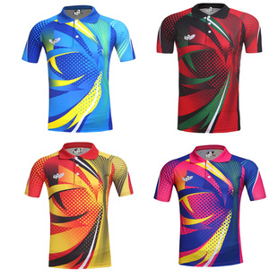New table tennis clothing men's and women's top table tennis sports fitness clothing Rio competition training clothing wholesale 6012