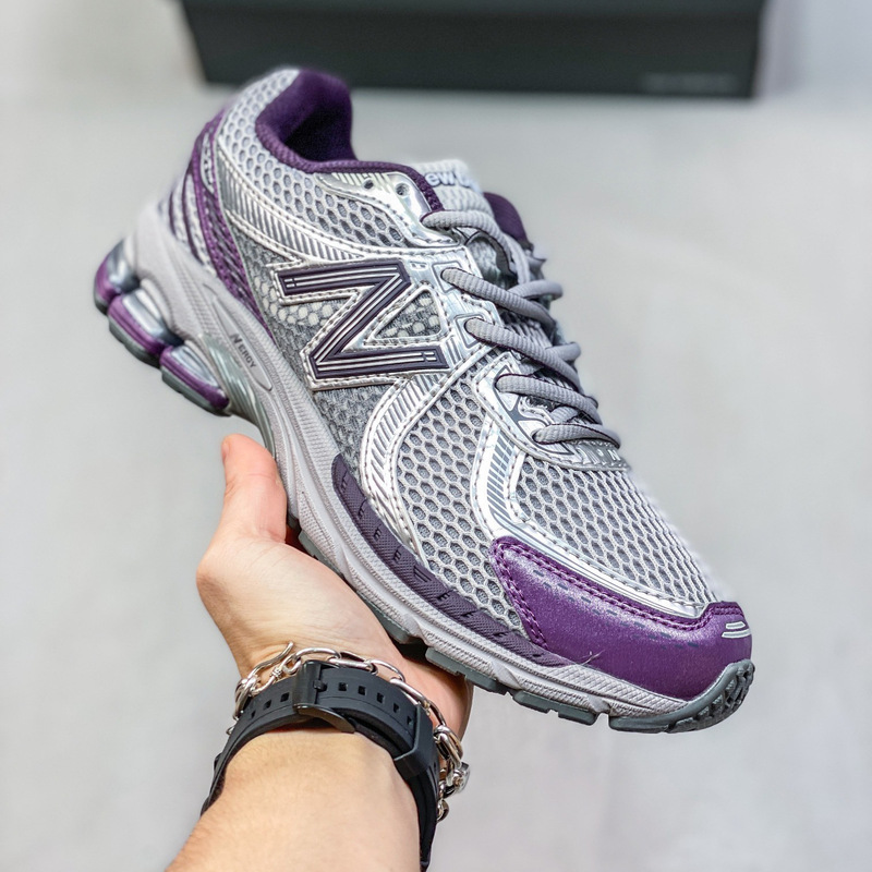 純粋なオリジナル NB860 V2 春と夏のレトロなミレニアムスタイルの男性と女性のトレンディな靴メッシュ通気性クッション性軽量スポーツランニングシューズ|undefined