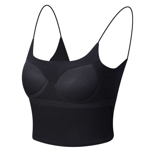 Beautiful back sling women's thin white inner bottoming vest summer all-in-one tube top with breast pads