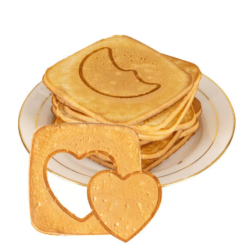 Biscuits Pancake pancake pancake -shaped egg roasted nutrition crispy office pancake snacks independent packaging net red