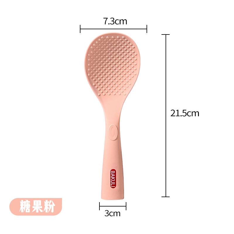 Cucharas de arroz de silicona no tocan pala de arroz se puede poner en alta temperatura cocina doméstica para adultos otros