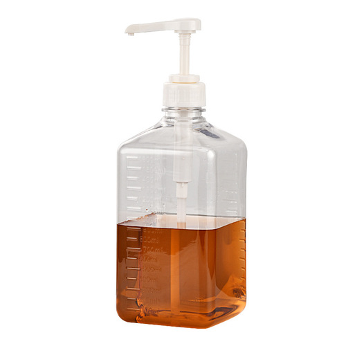 Sugar squeeze bottle hand-pressed syrup plastic large-capacity squeeze bottle milk tea shop fructose quantitative juice bottle commercial