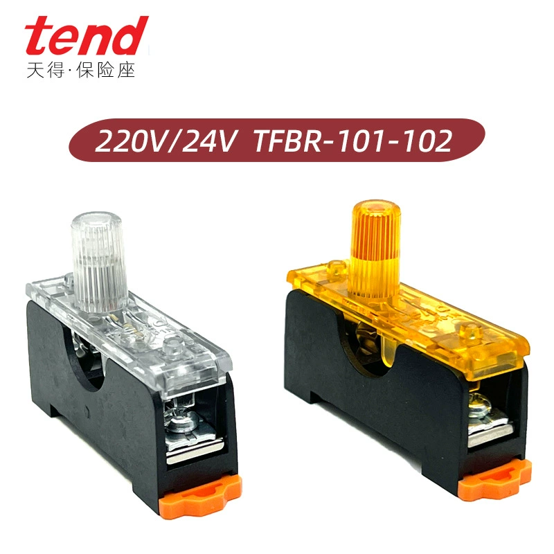 FS-10 предохранитель 10A основание TFBR-101 индикатор TEND TFB-101N предохранитель 220V