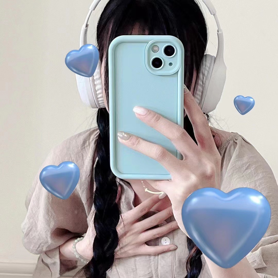 Simple dopamina color sólido para Apple 13PROMAX teléfono caso iPhone14 hembra 12Pro/11 suave 14PM