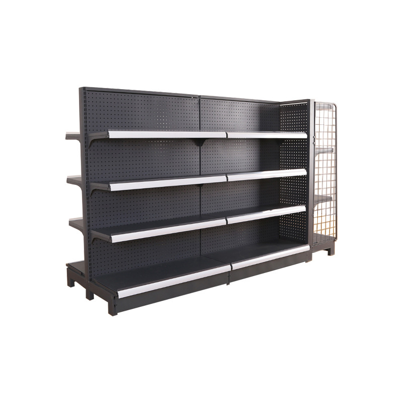 外贸批发超市货架日式单双面便利店饰品零食文具店母婴药店展示架