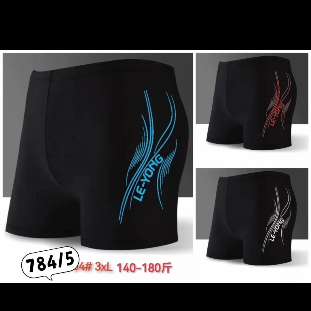 2024 new men's adult swimming trunks boxer hot spring swimming trunks beach swimming trunks wholesale 784