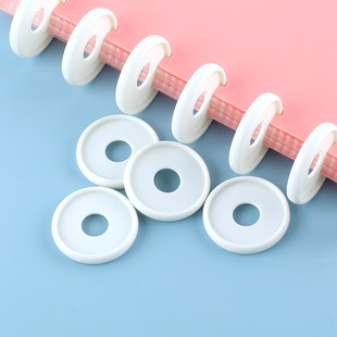 32mm new plastic hollow circle mushroom buckle multi-color optional notebook accessories album Loose-leaf book