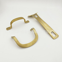 直销冲压镀金长形炒锅手柄 锅把手 顶珠各规格不锈钢手柄耐高温批