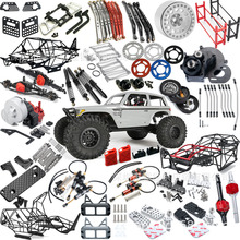 适用1/10遥控玩具车幽灵前后桥避震轮毂车架前防撞避震支架上拉杆