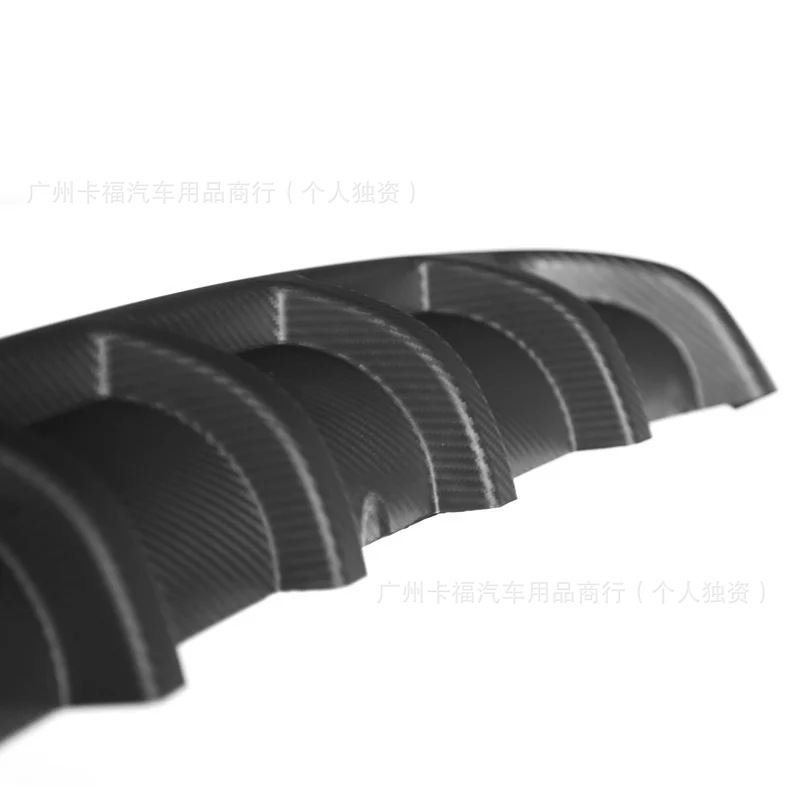Universal Car Modified Rear Bumper 67cm Spoiler Surround Wind Deflector Shark Fin Rear Surround Deflector