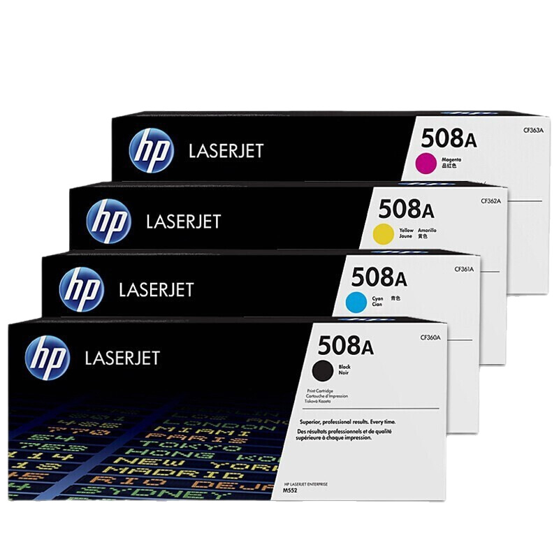 HP CF360A 508A Cartucho de tóner original para M553dn M577dn M576 552DN