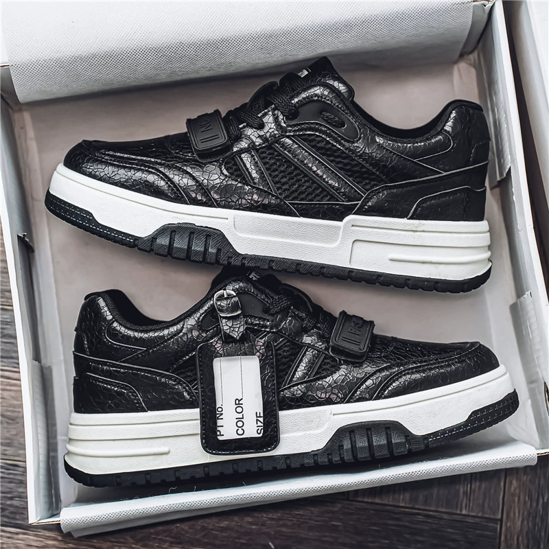 Footwear, sports universal high genuine sneakers for leisure, autumn, high-quality style