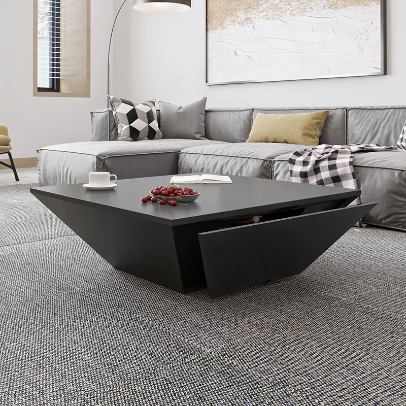 北欧创意造型异形茶几简约设计师黑色客厅家具现代个性正方形茶几