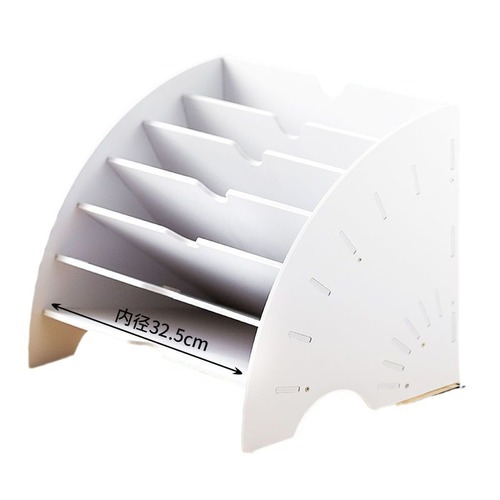 A4 Desk Stationery Organizer, File Rack, Office Desktop Storage Cabinet, Multi-Tiered Office Document Sorting & Storage Box