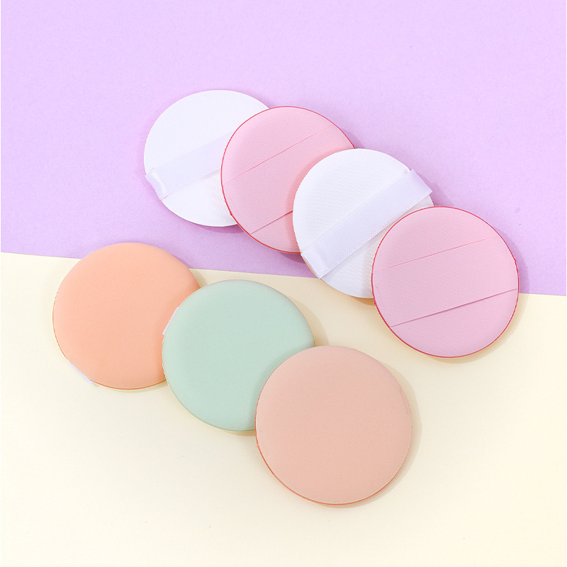 Almohadilla de aire, no coma polvo, crema BB de doble uso húmeda y seca, esponja de maquillaje sin látex, logotipo de patrón de impresión personalizado de fábrica