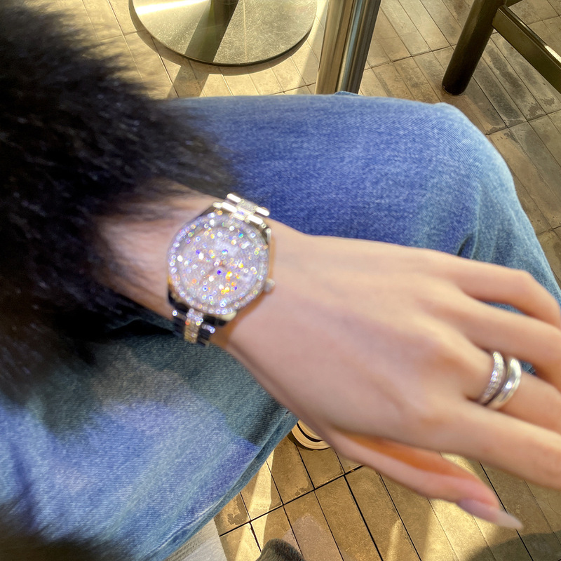 Ciloa Watch Starry Sky Large Dial Mechanical Watch for Women Tiktok Cross-Border Custom Watch Watch