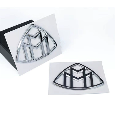 Mercedes-Benz Maybach emblem, S-Class modification, vertical emblem for S400, S450, 560, 680, side emblem, front and rear emblem, decorative emblem (Car logo) - standard-1