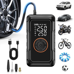 Cross-Border Exclusive Supply of Wireless Car Air Pumps, Electric Smart Portable Off-Road Vehicle and Bicycle Tire Air Pumps