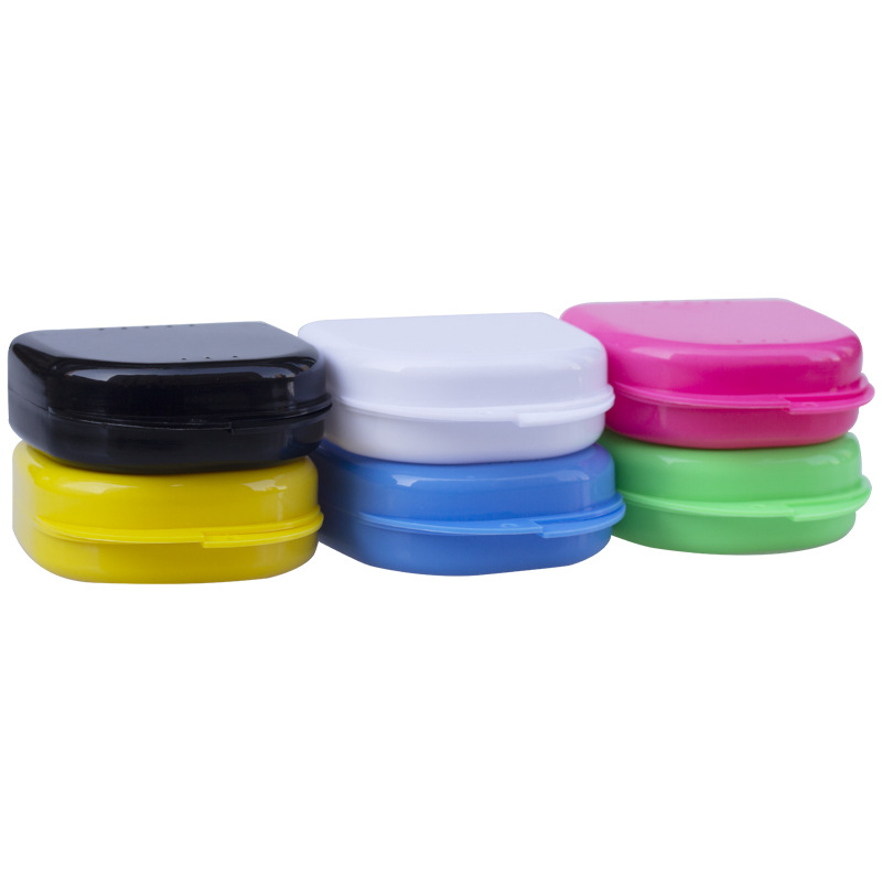 Dental material Oral corrector de dientes tirantes caja de almacenamiento de dientes caja de retención de ortodoncia caja de colocación