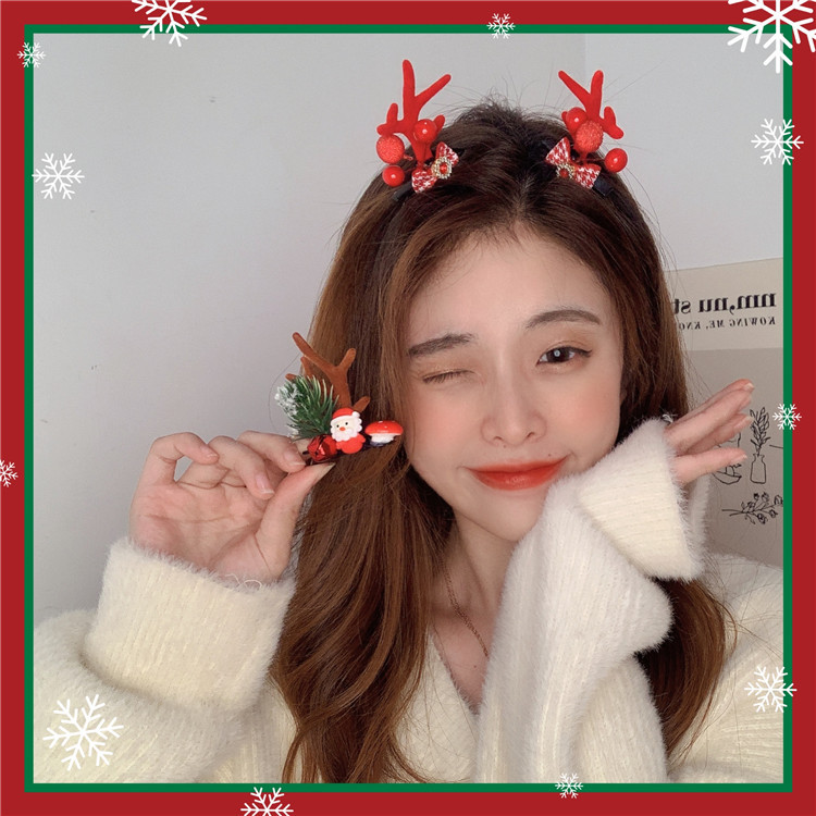 55g Weight Christmas Festival Women's Gender Cute Style Cute Women's Hair Clips 1