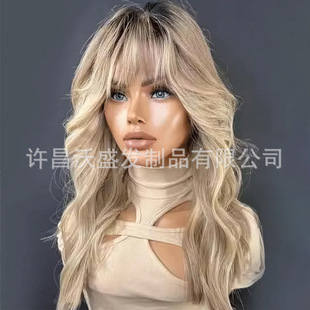 613highbody Highlight highlight Real Wig Female Virginhumanhair Hot Selling in Europe and America