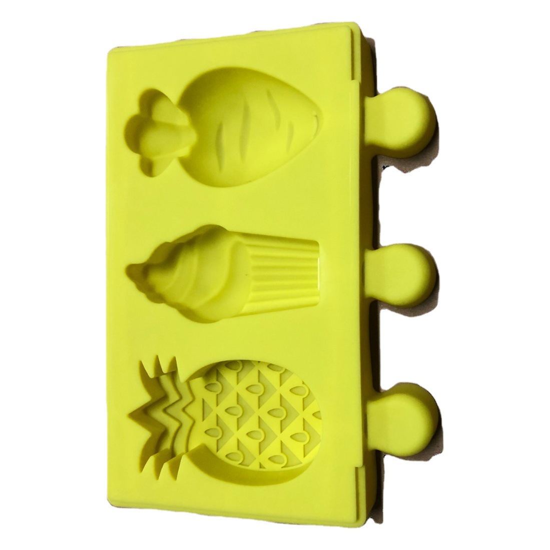 Suministro directo de fábrica molde de helado hogar de silicona de grado alimenticio que hace paleta Popsicle helado sorbete abrasivo tipo de herramienta