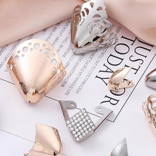 Toe tip protection protection head anti-kick toe toe leather shoes tip set high heels metal tip cover toe cover toe