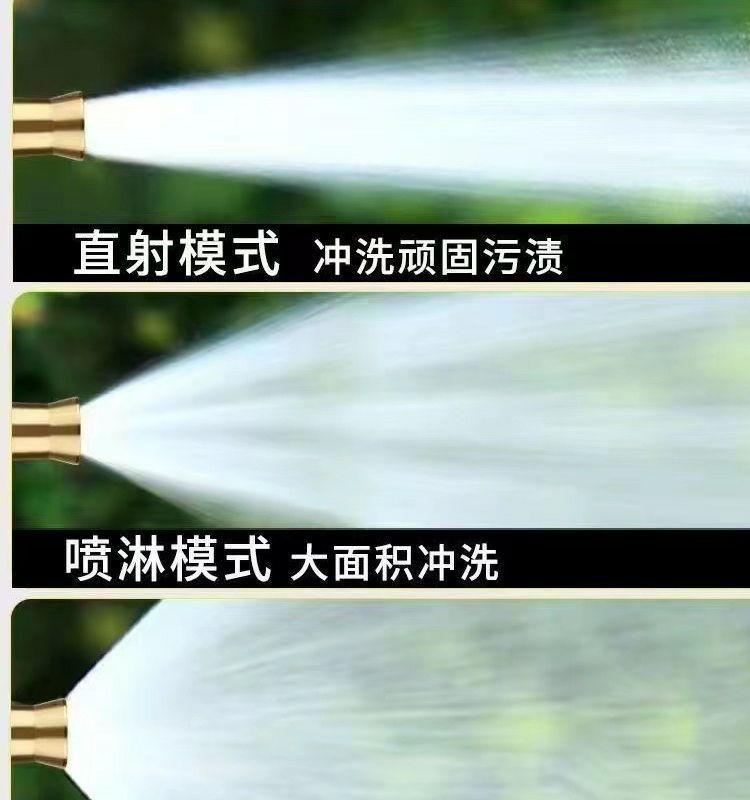 Suitable for car washing high pressure water gun shower direct spray type direct plug water gun household nozzle high pressure car washing water gun suit
