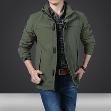 春秋季男士冲锋衣单层防水透气登山服薄款外套夹克2819