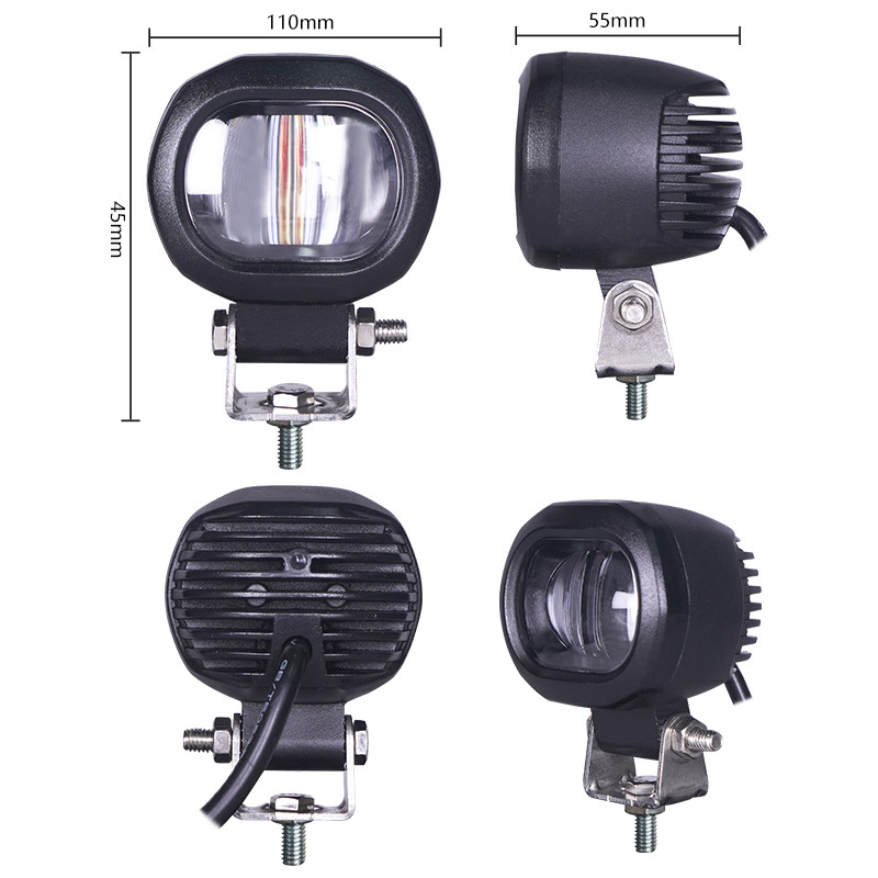 Proyección industrial carretilla elevadora LED luz de advertencia 12-80V rojo azul luz de área de seguridad luz de límite de una línea de resaltado