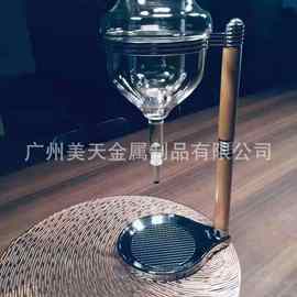 304不锈钢冷酒器清酒滴酒器玻璃酒壶分酒器醒酒器酒吧调酒器