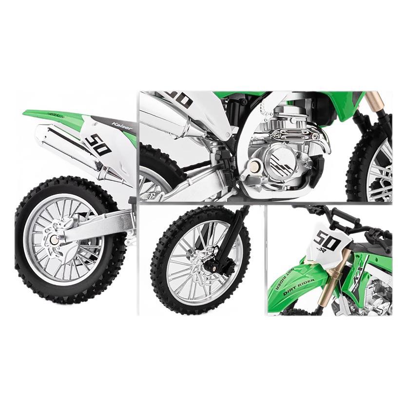 BOXED JIAYE 1:12KX450 산악 오프로드 차량 시뮬레이션 합금 오토바이 모델 기관차 장식품 컬렉션