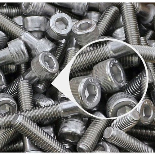 ASME B18.3美制圆柱头内六角螺钉304不锈钢1/4-3/4内六角圆柱杯头