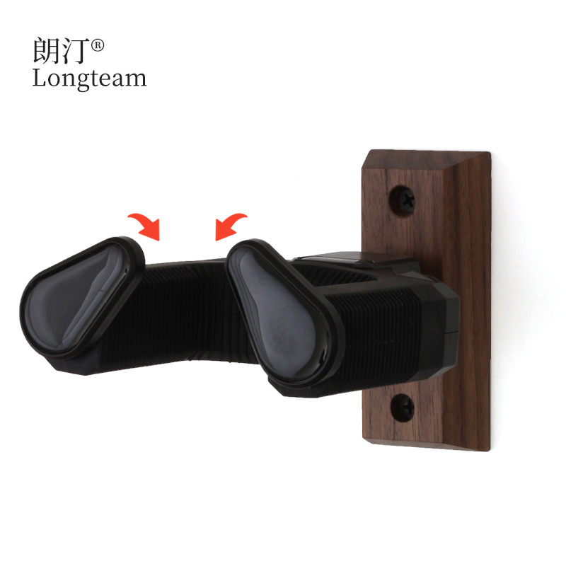 胡桃木底座民谣木吉他挂钩带重力锁古典吉他吊架尤克里里墙壁挂架